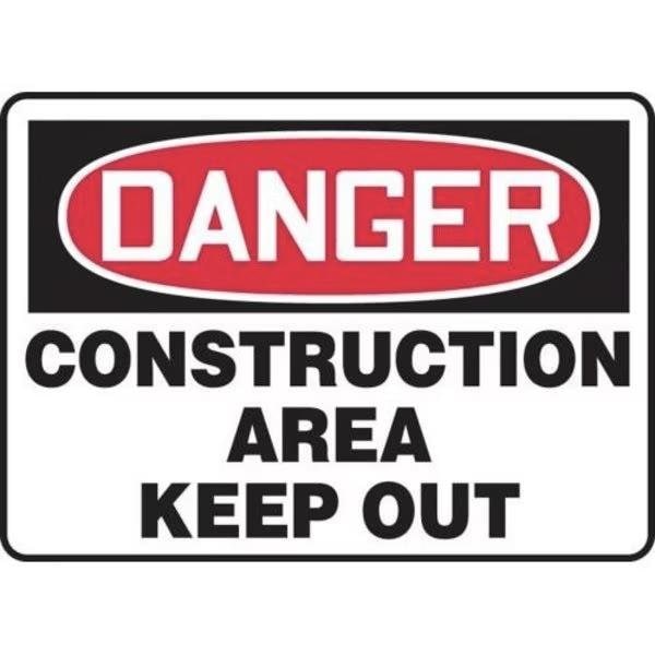 Accuform OSHA DANGER SAFETY SIGN CONSTRUCTIO FRMCRT101VS FRMCRT101VS - main